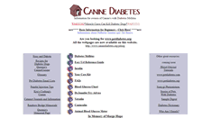 Desktop Screenshot of caninediabetes.org